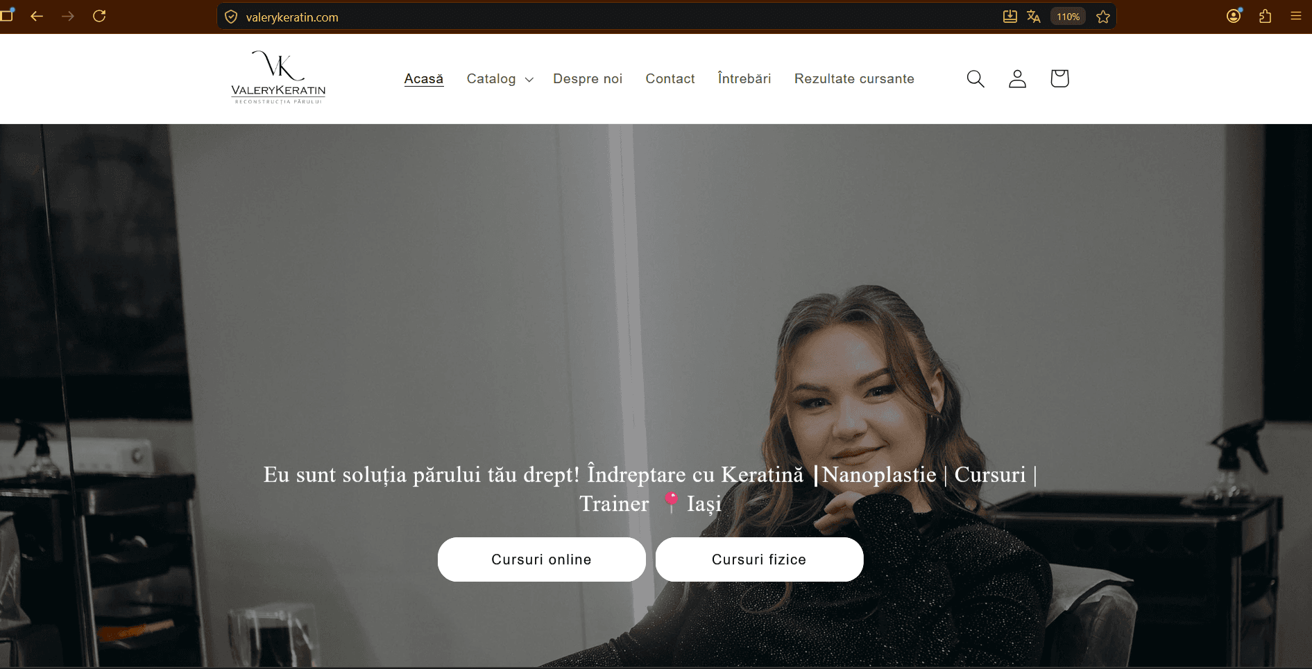 Valery Keratin website
